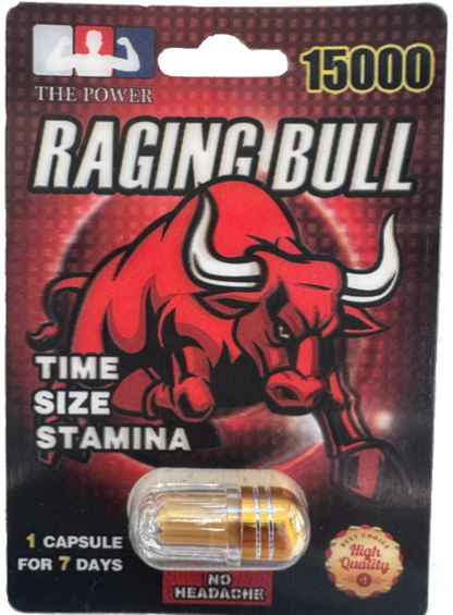 Raging Bull 15000 - Single Count (Two Pack)