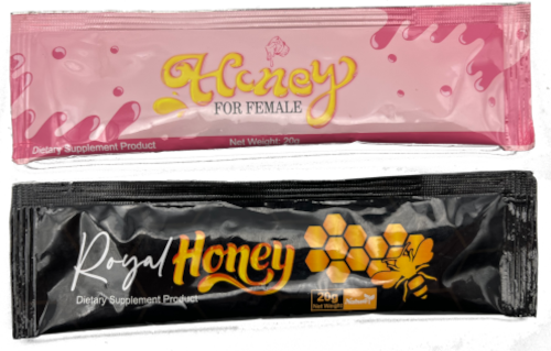 Honey for Women - Royal Honey For Men - Double Pack - One Sachet Each